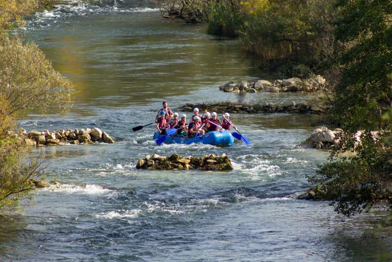 Omiš - rafting na řece Cetini