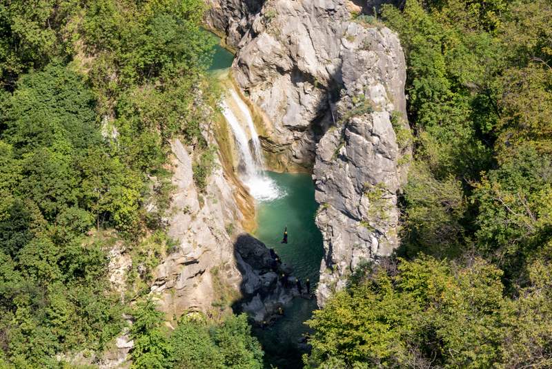 vodopády na řece Cetini